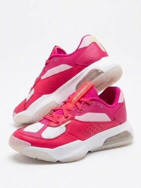 Nike Jordan Air 200E siren red pink/ white athletic sneakers Sz 10